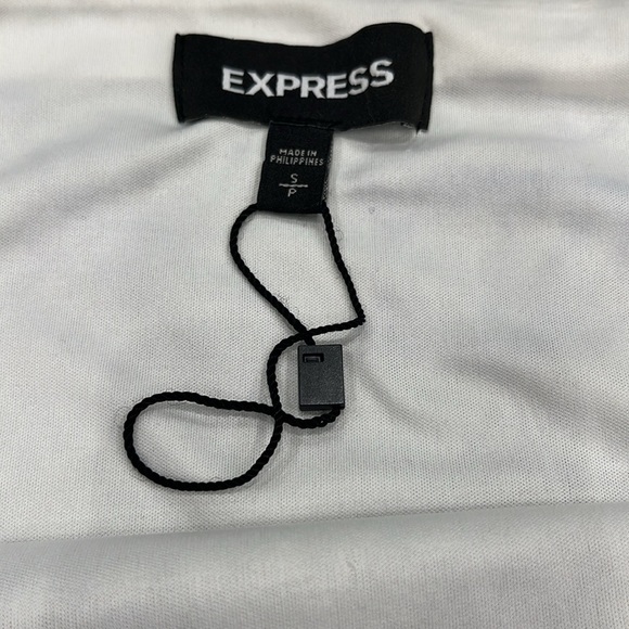 NEW Express Mini Skirt | Yellow, Grey & White Pattern | XS‎ | NWOT - Picture 8 of 10